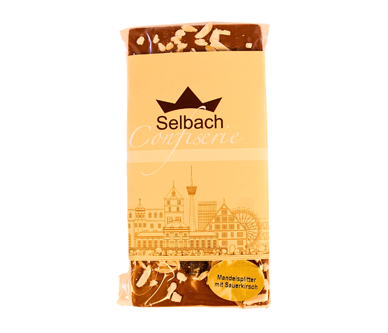 Edle Vollmilchschokolade Mandel-Sauerkirsch – Bild 2