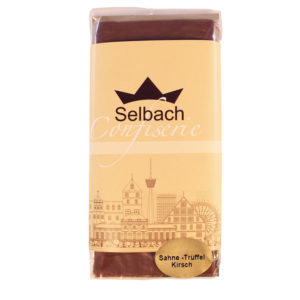 Edle Trüffeltafel Vollmilch Kirsch